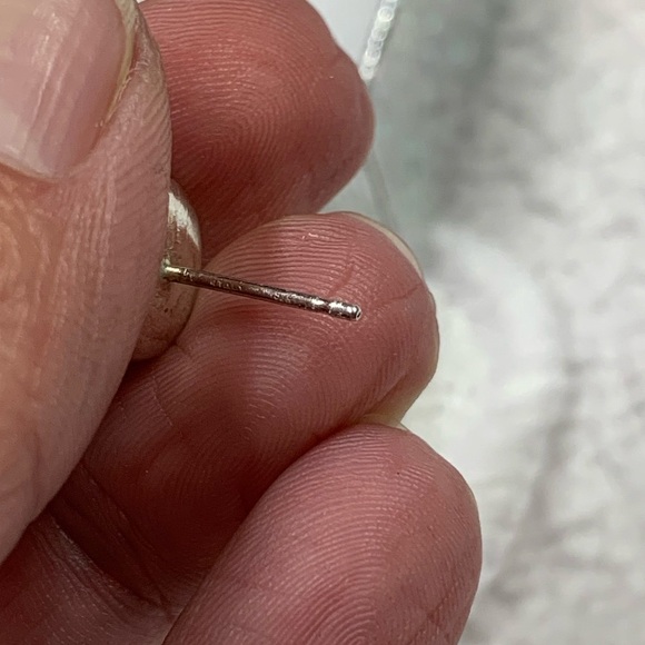 VTG Sterling Silver & Enamel Ladybug Post Earrings - Picture 5 of 7